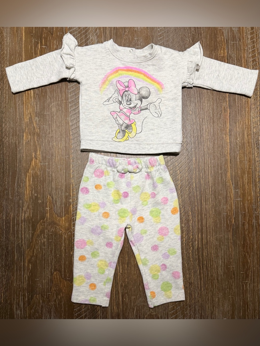 Disney Baby Sweatshirt & Pants Set - Minnie Mouse - Size 6-9 Months